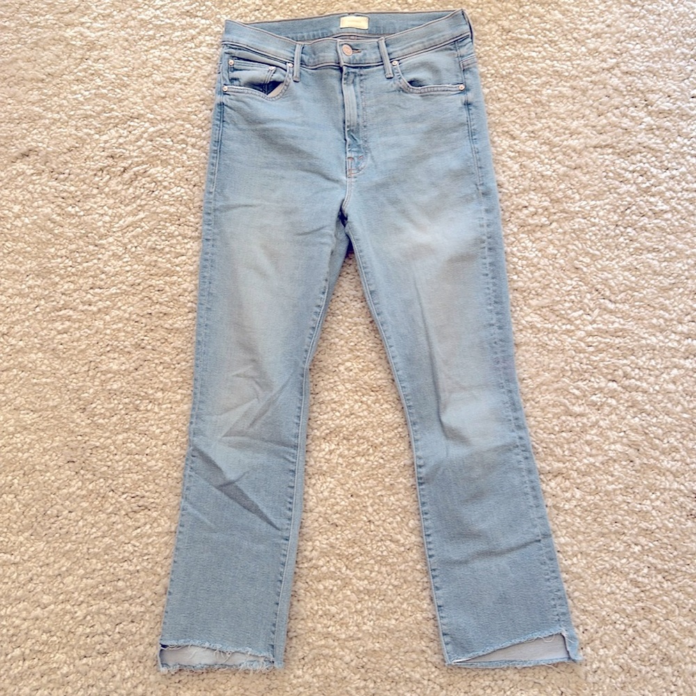 MOTHER ‘The Insider Crop Step Fray’ Jeans